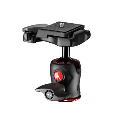 MANFROTTO 490 centrična krogljična glava, hitra pritrditev plošče RC2