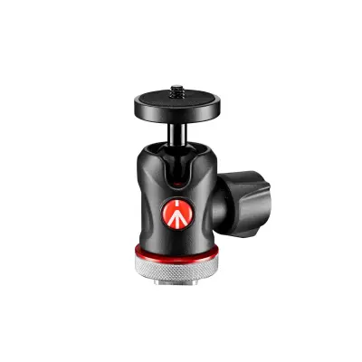 MANFROTTO 492 Sredinska kroglična glava z nastavkom "hot shoe mount"