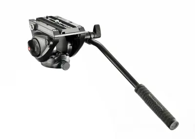 MANFROTTO 500 Fluid Video glava z ravno bazo z ploščico 500PLONG
