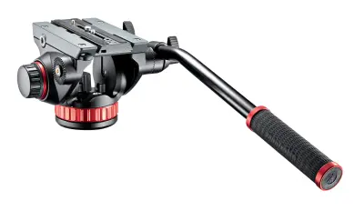 MANFROTTO 502 Fluid Video glava z ravno bazo z ploščico 504PLONG
