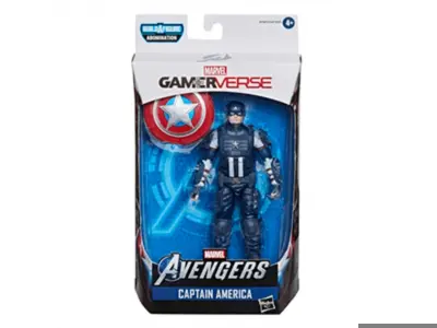 Marvel Hasbro Legends Series Gamerverse 6-palčni zbirateljski kapetan America Action Figure Toy, stare 4 in več kot večbarvne E9181