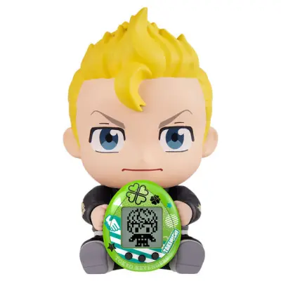 BANDAI - TAMAGOTCHI Tokyo Revengers Takemichi Version with Hugmy Figure | 4 cm virtualni hišni ljubljenček, ki temelji na Tokyo Revengers Manga in ani