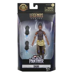 Marvel Legends Series Black Panther Legacy Collection Shuri 6-palčna zbirateljska igrača akcijske figure, 2 dodatka, večbarvna (F5975)