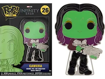 Loungefly pop! Velika emajla Pin Marvel Infinity Saga: Gamora Chase Group - Gamora - Avengers Infinity War Enamel zatiči - ljubka zbirateljska broška