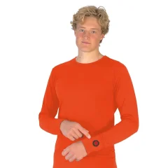 Glovii ogrevana smučarska/motoristična majica XL, oranžna GJ1RXL