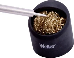 Weller WLACCBSH-02 Gobica za čiščenje spajkalnih konic s silikonsko polico Weller WLACCBSH-02 pripomoček za suho čiščenje