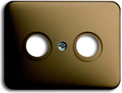 Busch-Jaeger Sredinska plošča brz za antensko vtičnico z 2 luknjama 1743-21