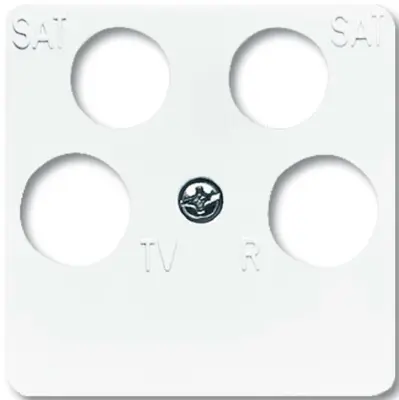 Busch-Jaeger sredinska plošča za anteno aws, 4-kanalna 1743/10-04-214