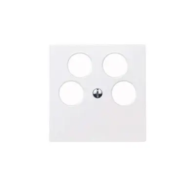 Merten Sredinska plošča pws za antensko vtičnico s 4 luknjami 295319