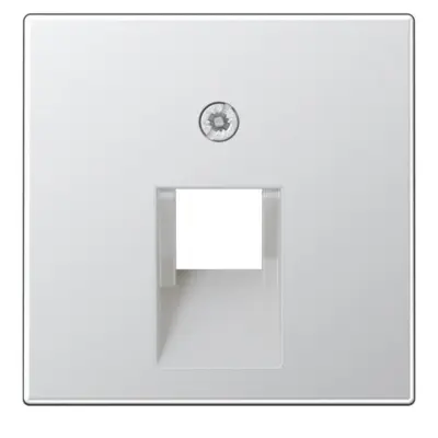 Jungov aluminijasti pokrov za vtičnico IAE/UAE A 569-1 PLUA AL