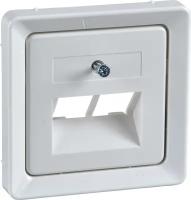 Elso sredinska plošča rw UAE 2xRJ45,Rutenbeck 206414