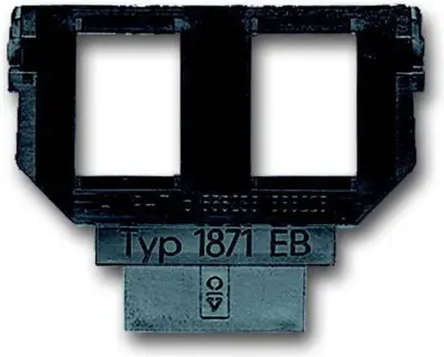 Busch-Jaeger Podstavek za 1758... f. Mod. priključek 2x6u.8p 1871 EB