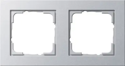 Pokrovni okvir Gira 2f.aluminij E2 021225