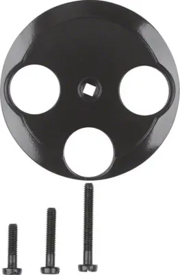 Berker Sredinska plošča s 3 luknjami za antensko vtičnico 106421