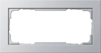 Gira pokrovni okvir 2f aluminij E2 100225