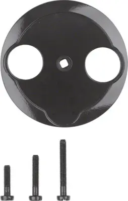 Berker sredinska ploščica bw za antensko vtičnico z 2 luknjami 103921