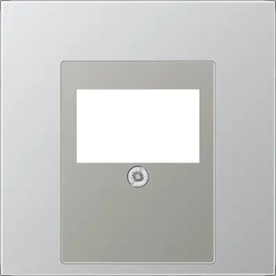 Aluminijasti pokrov Jung za vtičnico TAE AL 2969 T