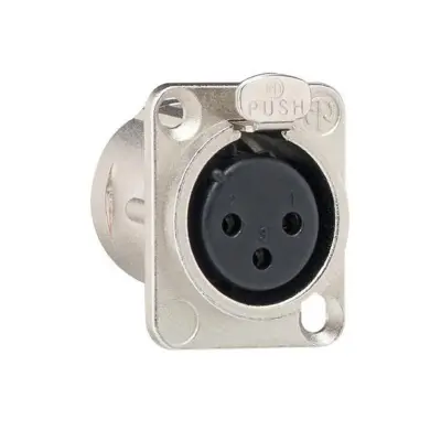 Gira Prirobnična vtičnica XLR s 3 nožicami D 003600