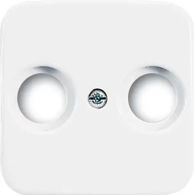 Busch-Jaeger Sredinska plošča aws za antensko vtičnico z 2 luknjami 2531-214