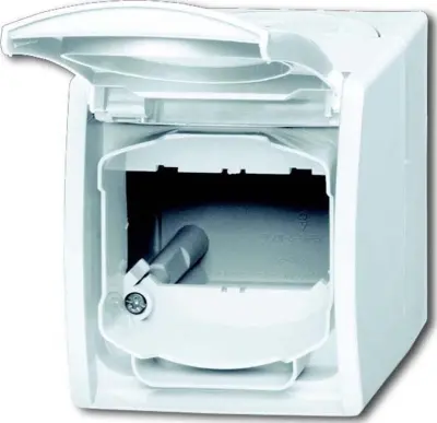 Busch-Jaeger Ohišje za vtičnico aws f.com.plug 1758 WN-54