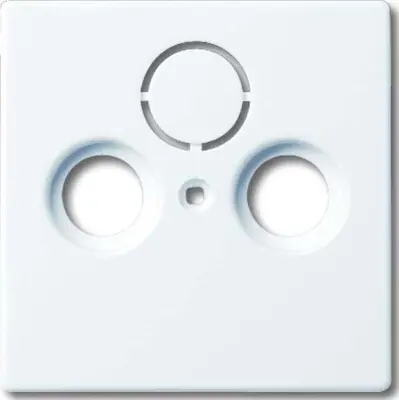 Busch-Jaeger Sredinska plošča dav/sws f.antenska vtičnica 2 luknje 1743-84