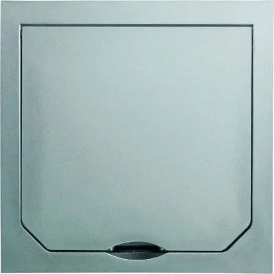 ABL GmbH Zgornji del s pokrovom na tečajih, mat, nerjaveče jeklo, 94x94 mm 1471ESM