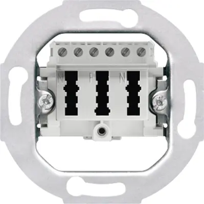 Jung TAE priključna omarica N-F-N kodiranje TAE 3X6 NFNUPO