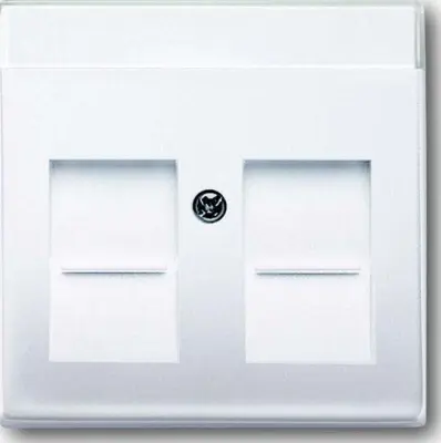 Busch-Jaeger centralni disk dav/sws Mod.Jack,2Ö,inscr. 1800-84