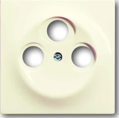 Busch-Jaeger Centralni disk enajst/bele barve s 3-priključnim kolesom TV/SAT 1743-03-72