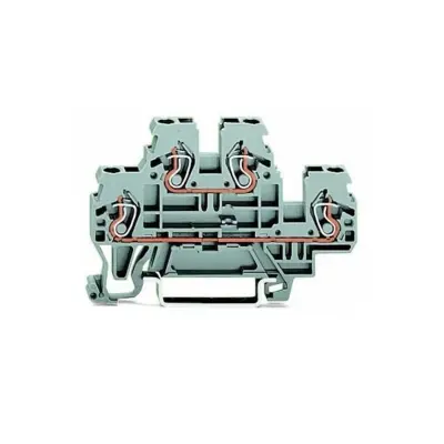 WAGO GmbH & Co. KG Dvonivojski terminal 0,08-2,4 mmq siva L/L 870-501