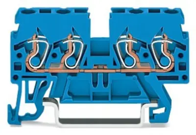 WAGO GmbH & Co. KG Prehodni terminal 0,08-2,5/4qmm modri 870-834
