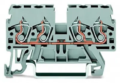 WAGO GmbH & Co. KG Prehodni terminal 0,08-2,5/4mmq siv 870-831