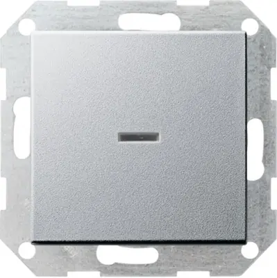 Gira gumbasto stikalo aluminij System55 013626
