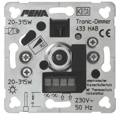 Peha zaslonka s faznim krmiljenjem roba 20-315W D 433 HAB o.A.