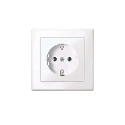 Merten SCHUKO vtičnica aws/gl s polnim pokrovom MEG2301-1425