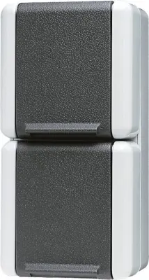 Jung SCHUKO vtičnica za vtičnice, 2-kanalna, 16A 250V 822 W