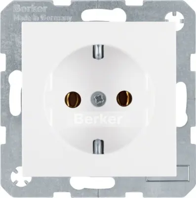 Berker Schuko vtičnica pws z vtičnimi sponkami 47431909