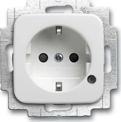 Busch-Jaeger SCHUKO(R) vtičnica ins. w. LED pilotska lučka 20 EUCBL-214