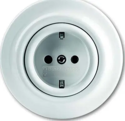 Busch-Jaeger vtičnica vtičnica porcelan 20 EUJ-64
