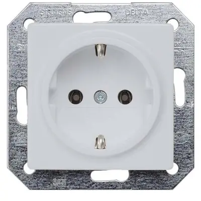 Siemens Dig.Industr. i-system SCHUKO vtičnica aluminij 5UB1931