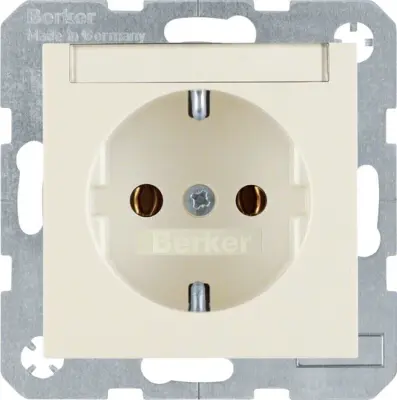 Berker SCHUKO vtičnica z/gl z označevalnim poljem 47508982