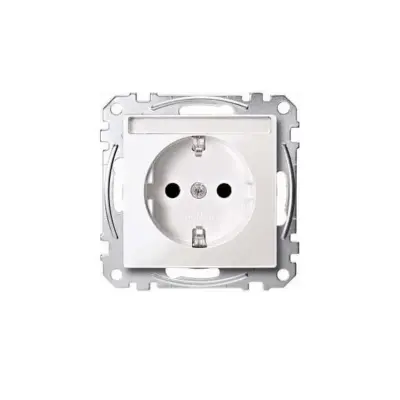 Merten SCHUKO vtičnica pws/gl z označevalnim poljem MEG2302-0319