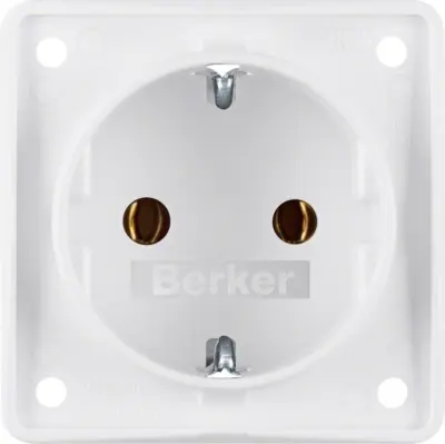 Berker Schuko vtičnica pws s priključnimi sponkami 947782502