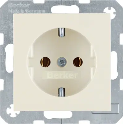 Berker SCHUKO vtičnica ws/gl 47438982
