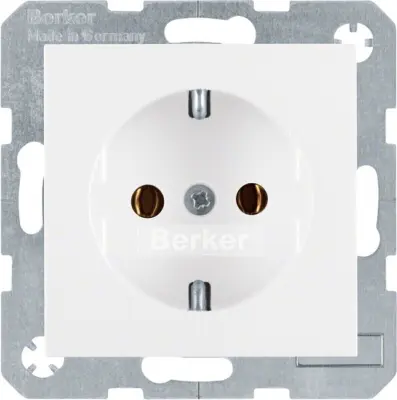 Berker SCHUKO vtičnica pws/gl 41438989