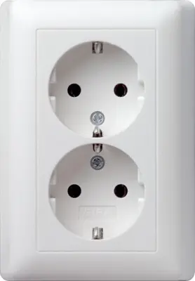 Gira Schuko dvojna vtičnica rws 078004