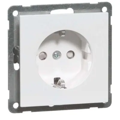 Peha SCHUKO vtičnica aluminijasta 16A 250V 2-pin D 20.6511.70