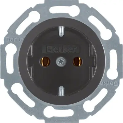 Berker Schuko vtičnica bw z vijačnimi sponkami 414521