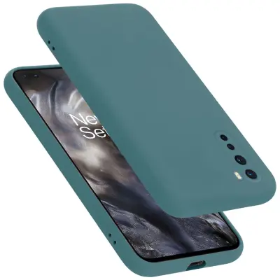 Ohišje je združljivo z OnePlus Nord in tekoča zelena - Zaščitni ovitek iz prožnega silikona TPU