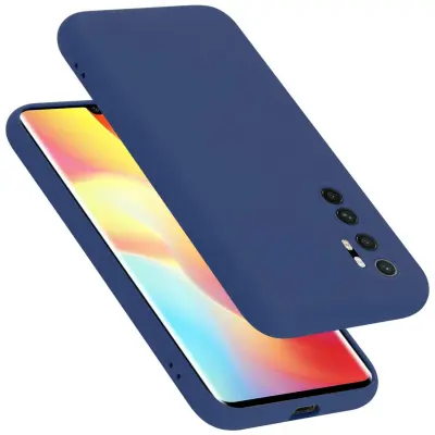 Ohišje je združljivo z Xiaomi Mi NOTE 10 LITE in tekoča modra - Zaščitni ovitek iz prožnega silikona TPU